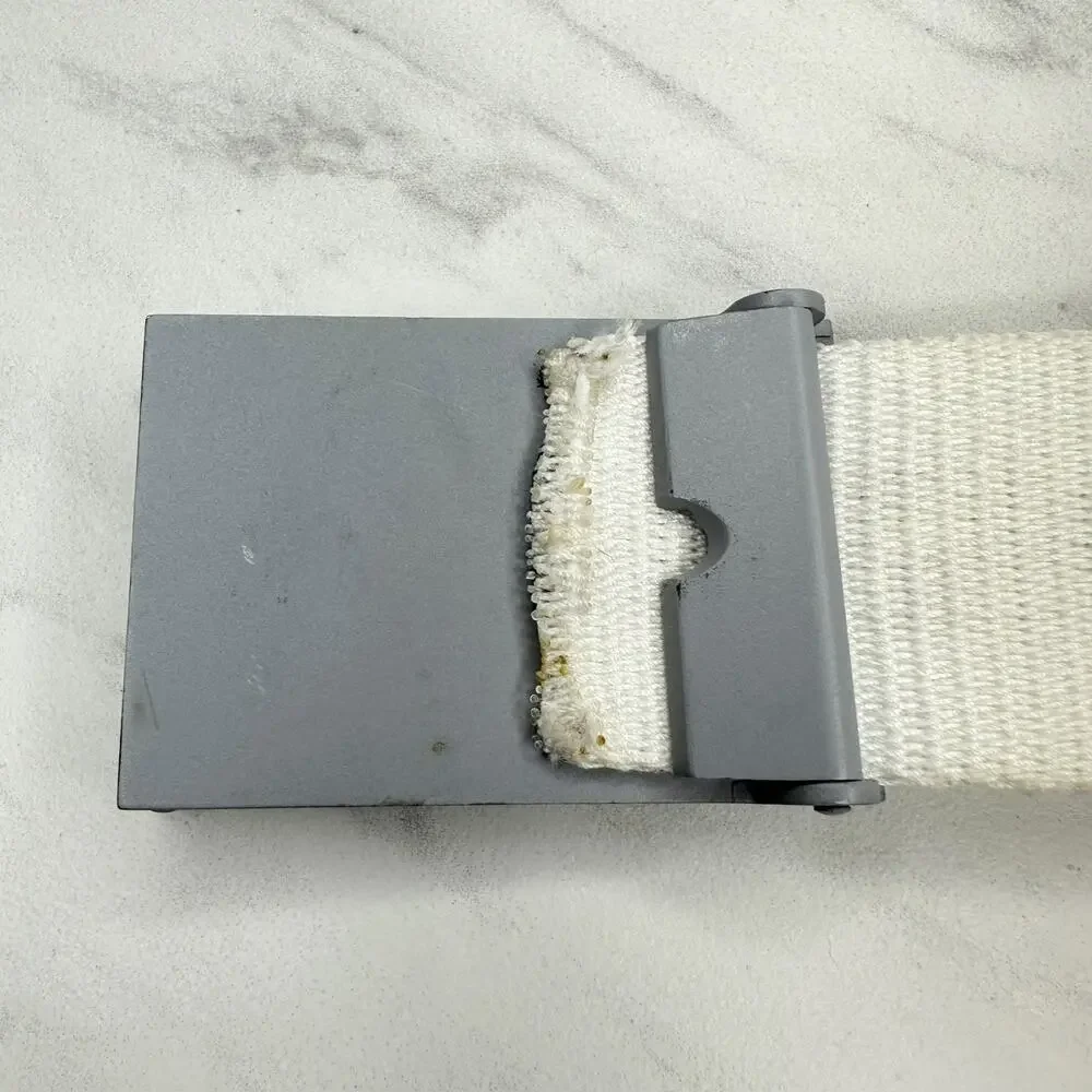 Mens Under Armour White Silver Spell Out Web Belt Small ✨